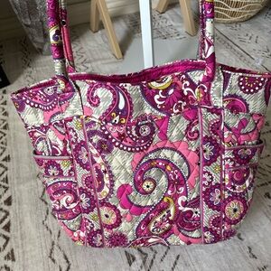 Vera Bradley Campus Where Paisley meets Plaid Tote Bag